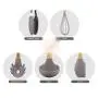 Kitchen Utensils Set 8-pieces Cooking Tools kitchenware Non-stick Silicone Cookware With Tong Spoon Spatula Pasta Server Whisk,see