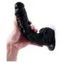 HYLHYL5-F Silicone Double-Ended Female Wand Long Size Female Women Self Pleasure Toys (Black, L:23cm/7.48 in, W:4.5cm/1.57 in)
