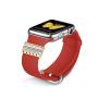 EloBeth Decorative Rings Loops Compatible with Apple Watch Bands 44mm 42mm 40mm 38mm iWatch Series 5 4 3 2 1 Band Accessories (Gold Rings no Band)