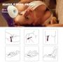 Electric 3 Sucking 8 Vibration G Spotter Clitorial Toy for Women Silicone Portable Waterproof Body Massger - Purple