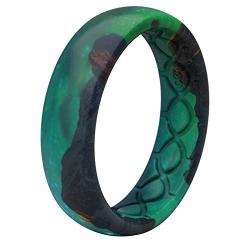 Groove Life - Silicone Ring for Men and Women Wedding Rubber Band with Lifetime Coverage, Breathable Grooves, Comfort Fit, and Durability - Thin Aspire