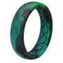 Groove Life - Silicone Ring for Men and Women Wedding Rubber Band with Lifetime Coverage, Breathable Grooves, Comfort Fit, and Durability - Thin Aspire