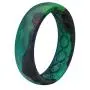 Groove Life - Silicone Ring for Men and Women Wedding Rubber Band with Lifetime Coverage, Breathable Grooves, Comfort Fit, and Durability - Thin Aspire