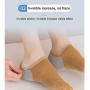 XQSS Increase Insole Concealed Footbed Enhancers Height Increase Insole Invisible Height Increase Socks Heel Pads Silicone Insoles Foot Heel Lift Gel Insoles for Men and Women(3cm, White)