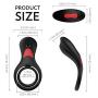 Powerful Male Longer Lasting Shake Rooster Cǒckríng Soft Vǐbe Ring for Couples Tǐme Wand,Silicone Happy Toys Shock 10 Speeds USB Rechargeable Waterproof