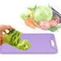 Cutting Board Chopping Board With Hanging Hole Food Grade Silicone Flexible Easy to Clean for Home Kitchen Use Purple Kitchenware