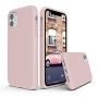SURPHY Silicone Case Compatible with iPhone 11 Case 6.1 inch, Liquid Silicone Full Body Thickening Design Phone Case (with Microfiber Lining) for iPhone 11 6.1 2019, Pink