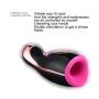 Sillther Male Masturbators Sex Toys with 7 Pulse Vibrators and Intelligent Heating(40℃), Masturbation Cup Oral Sex Vibration-Black