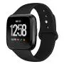 Kmasic Sport Band Compatible with Fitbit Versa/Fitbit Versa 2/Fitbit Versa Lite Edition, Soft Silicone Strap Replacement Wristband Versa Smart Fitness Watch, Large Small