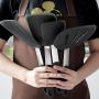 Silicone kitchenware Durable And Easy To Clean Food Grade Silicone Kitchen Utensils Set Of 3 Non-stick Cookware Cooking Utensils Set Can Be Safely Used For Any Type Of Food Very suitable as a gift for