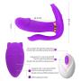 Remote Control Invisible Wearable Vibrantor Silicone Waterproof USB Rechargeable Silent 10 Frequency Rabbit Toy for Women Powerful Underwear 