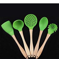 Silicone Spatula Silicone Kitchenware Set Cooking Pot Shovel High Temperature Silicone Kitchenware(5 Packs)