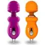 Mini Multi Speed Platinum Silicone Vibrator - Clitoral Pocket Stimulator - USB Rechargeable - Sex Toy for Women - Sex Toy for Couples (Orange)
