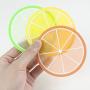 Hot Pads Non-slip Silicone Insulation Mat For Home Use silicone cup mat home kitchenware (6 pieces)