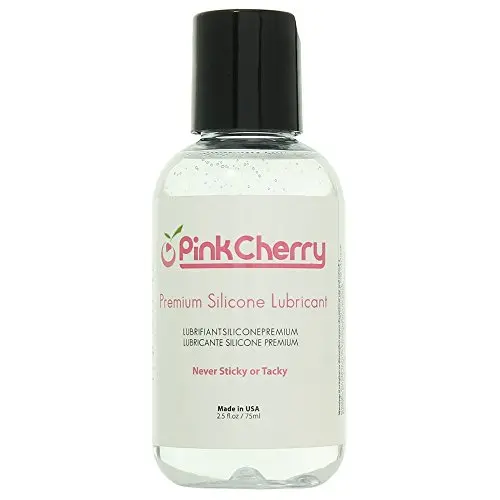 PinkCherry Premium Silicone Lubricant in 2.5 Ounces - Hypoallergenic Glycerin and Paraben Free Unscented Waterproof Personal Lube
