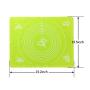POKALI Extra Large Silicone Heat Resistant Nonskid Table Mat, Kitchen Food Grade Non-Stick Silicone Pastry,Mat Pizza Mat, Placement Mat, Dab Mat, Silicone Baking Mat (23.215.5, Bule/Green)-2pack