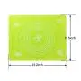 POKALI Extra Large Silicone Heat Resistant Nonskid Table Mat, Kitchen Food Grade Non-Stick Silicone Pastry,Mat Pizza Mat, Placement Mat, Dab Mat, Silicone Baking Mat (23.215.5, Bule/Green)-2pack