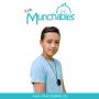 Munchables Biscuit Chewable Necklace - Sensory Chew Jewelry for Kids (Black)