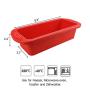 Silicone Bread and Loaf Pans - Set of 2 - SILIVO Non-Stick Silicone Baking Mold for Homemade Cakes, Breads, Meatloaf and Quiche - 8.9&quotx3.7&quotx2.4"