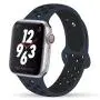 YC YANCH Compatible for Apple Watch Band 38mm 40mm 42mm 44mm,Soft Silicone Sport Band Replacement Wrist Strap Compatible for iWatch Apple Watch Series 4/3/2/1,Nike+,Sport,Edition, S/M M/L Size