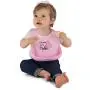 KIDDO FEEDO Silicone Bibs for Babies and Toddlers - 6 Unique Designs/Colors Available ? Waterproof, Soft and Easy-Clean - BPA Free - Pink