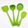 Four-piece Set Does Not Hurt Sticky Cooking Silicone Kitchenware Set Shovel Spoon Colander Rice Spoon Color Random