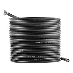 Silicone Wire 12 AWG Black 33 feet 12 Gauge Ultra Flexible Tinned Copper Conductor Electric Wire Cable