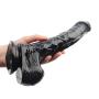 MXJYB Waterproof Silicone Material Lifelike Suction Cup D?`ld.?s for Female Beginners(10inch) MXJYB (Color : Black)