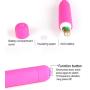 10 Frequency Silicone Male Vibrant Toys Kit Pleasure Stick for Men Black