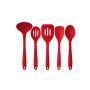Silicone kitchenware, 5 Piece Silicone Cooking Utensils Set, Spatula Set Silicone Kitchen Utensils, Nonstick and Heat Resistant Cookware Set