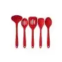 Silicone kitchenware, 5 Piece Silicone Cooking Utensils Set, Spatula Set Silicone Kitchen Utensils, Nonstick and Heat Resistant Cookware Set