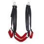 Silicone Toy Swivél ?wíng Set Indoor Hanging Ceiling Swing Set with Steel Triangle Frame and Spring Support 360 Degree Spinning with Adjustable Straps for Adult Tight Design