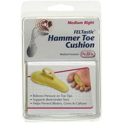 PediFix Felt Hammer Toe Crest Cushion, Medium 8+, Right