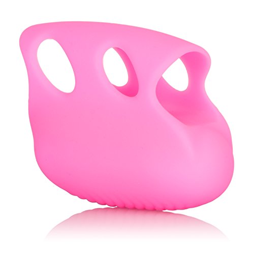 CalExotics Shane’s World Finger Tingler - Vibrating Silicone Sex Toy Vibrator for Couples ? Vibe Finger Tickler - Pink