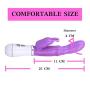 Vibrator G Spot Waterproof Rabbit Silicone RechargeableFemale Toy for Home Body Relaxation Healthy Massage | Vibrateur Femme (Purple)