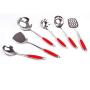 SKYyao Kitchen utensil set Stainless steel kitchenware seven-piece silicone series scoop stainless steel Set