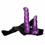 Strap-On Silicone Curved Toy