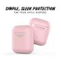 PodSkinz AirPods 2 & 1 Case [Front LED Visible] Protective Silicone Cover and Skin Compatible with Apple AirPods (Pretty in Pink)