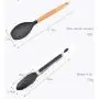 JunbosiKitchenware Silicone Kitchenware 11 Piece Set Nonstick Kitchenware Silicone Cooking Spoon Shovel Set,Gray