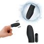 Daylove Finger Sleeve, Silicone Finger Vibrant Toy for Couple