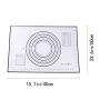 BESTONZON Kitchenware Pastry Mat, Silicone Baking Mat With Measurements,Non Stick Non Slip Pastry Rolling Mat,for Kitchen(40 60 Cm,Black)