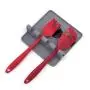 BESTONZON 2PCS Silicone Kitchen Utensil Rest Square Heat Resistant Ladle Fork Mat Spoon Rest Kitchenware Drying Mat (Grey)