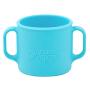green sprouts Learning Cup | Silicone helps avoid harmful chemicals | Helps toddler develop independent drinking skills, 2 easy-grip handles, Heat-Resistant, Dishwasher Safe