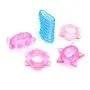 Delay Ejaculation Sex toys for Men Male 5 Different Penis Ring Cock Ring Penis Sleeve Extender Silicone 5 pieces/lot