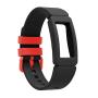 GOSETH Compatible with Fitbit Ace 2 Bands for Kids 6+, Replacement Silicone Accessories Bracelet for Fitbit Ace 2 Fitness Tracker(Black+Purple+Red)