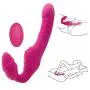 Woman Strapless Vibe Double Silicone Toy Adult 9 Speed Tshirt
