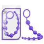 Soft Platinum Silicone 10 Bead Anal Beads - Sex Toy for Men and Women - Sex Toy for Couples (Purple)