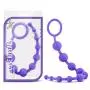 Soft Platinum Silicone 10 Bead Anal Beads - Sex Toy for Men and Women - Sex Toy for Couples (Purple)