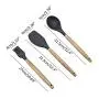Jiyaru 9 pcs Nonstick Cookware Silicone Kitchen Utensils Heat Resistant Cooking Baking Kitchenware Set