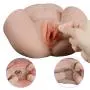 CMCL Girls Generation Buttocks,Dual Useass Device Medical Silicone Male Toys 22179Cm (Confidential Packaging)